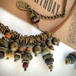 jasper thong necklace